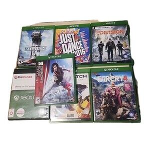 7 Xbox One Overwatch Farcry 4 Just Dance 2016 Star Wars Battlefront Video Games